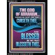 CURSED BE EVERY ONE THAT CURSETH THEE BLESSED IS EVERY ONE THAT BLESSED THEE  Scriptures Wall Art  GWAMEN11972  