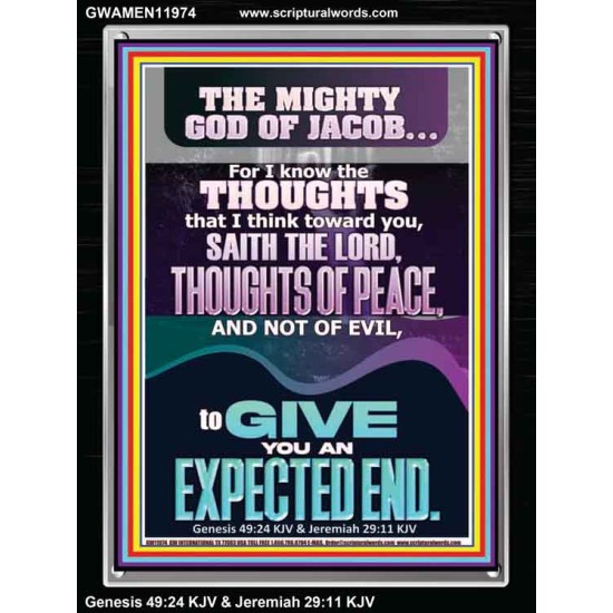 THOUGHTS OF PEACE AND NOT OF EVIL  Scriptural Décor  GWAMEN11974  