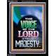 THE VOICE OF THE LORD IS FULL OF MAJESTY  Scriptural Décor Portrait  GWAMEN11978  