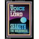 THE VOICE OF THE LORD SHAKETH THE WILDERNESS  Christian Portrait Art  GWAMEN11981  