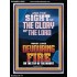 THE SIGHT OF THE GLORY OF THE LORD WAS LIKE DEVOURING FIRE  Christian Paintings  GWAMEN12000  "25x33"