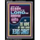 THE GLORY OF THE LORD SHALL APPEAR UNTO YOU  Contemporary Christian Wall Art  GWAMEN12001  