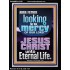 LOOKING FOR THE MERCY OF OUR LORD JESUS CHRIST UNTO ETERNAL LIFE  Bible Verses Wall Art  GWAMEN12120  "25x33"