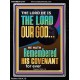 HE HATH REMEMBERED HIS COVENANT FOR EVER  Modern Christian Wall Décor  GWAMEN12187  