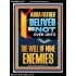 DELIVER ME NOT OVER UNTO THE WILL OF MINE ENEMIES ABBA FATHER  Modern Christian Wall Décor Portrait  GWAMEN12191  "25x33"