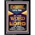 MEDITATE THE WORD OF THE LORD DAY AND NIGHT  Contemporary Christian Wall Art Portrait  GWAMEN12202  "25x33"