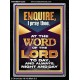 MEDITATE THE WORD OF THE LORD DAY AND NIGHT  Contemporary Christian Wall Art Portrait  GWAMEN12202  