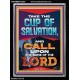 TAKE THE CUP OF SALVATION AND CALL UPON THE NAME OF THE LORD  Scripture Art Portrait  GWAMEN12203  