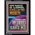 I AM THINE SAVE ME O LORD  Scripture Art Prints  GWAMEN12206  "25x33"