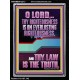 THY LAW IS THE TRUTH O LORD  Religious Wall Art   GWAMEN12213  