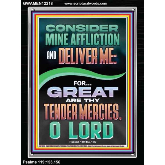 GREAT ARE THY TENDER MERCIES O LORD  Unique Scriptural Picture  GWAMEN12218  