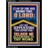 LET MY SUPPLICATION COME BEFORE THEE O LORD  Unique Power Bible Picture  GWAMEN12219  "25x33"