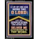 LET MY SUPPLICATION COME BEFORE THEE O LORD  Unique Power Bible Picture  GWAMEN12219  