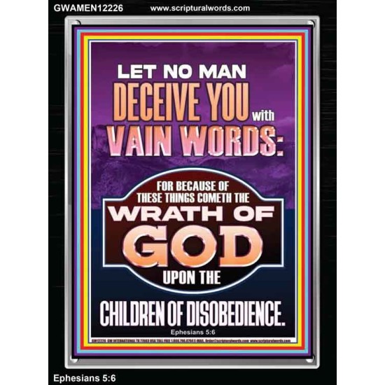 LET NO MAN DECEIVE YOU WITH VAIN WORDS  Church Picture  GWAMEN12226  