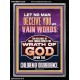 LET NO MAN DECEIVE YOU WITH VAIN WORDS  Church Picture  GWAMEN12226  