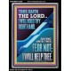 I WILL HOLD THY RIGHT HAND FEAR NOT I WILL HELP THEE  Christian Quote Portrait  GWAMEN12268  