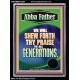 ABBA FATHER WE WILL SHEW FORTH THY PRAISE TO ALL GENERATIONS  Sciptural Décor  GWAMEN12281  