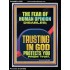 TRUSTING IN GOD PROTECTS YOU  Scriptural Décor  GWAMEN12286  "25x33"