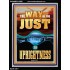 THE WAY OF THE JUST IS UPRIGHTNESS  Scriptural Décor  GWAMEN12288  "25x33"