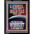 ORDAIN PEACE FOR US O LORD  Christian Wall Art  GWAMEN12291  "25x33"