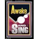 AWAKE AND SING  Bible Verse Portrait  GWAMEN12293  