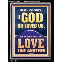 LOVE ONE ANOTHER  Wall Décor  GWAMEN12299  "25x33"