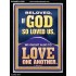 LOVE ONE ANOTHER  Wall Décor  GWAMEN12299  "25x33"