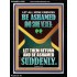 MINE ENEMIES BE ASHAMED AND SORE VEXED  Christian Quotes Portrait  GWAMEN12306  "25x33"