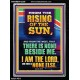 FROM THE RISING OF THE SUN AND THE WEST THERE IS NONE BESIDE ME  Affordable Wall Art  GWAMEN12308  