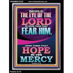 THEY THAT HOPE IN HIS MERCY  Unique Scriptural ArtWork  GWAMEN12332  