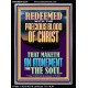 REDEEMED WITH THE PRECIOUS BLOOD OF CHRIST  Custom Wall Décor  GWAMEN12334  