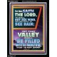 YOUR VALLEY SHALL BE FILLED WITH WATER  Custom Inspiration Bible Verse Portrait  GWAMEN12343  
