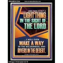 A WAY IN THE WILDERNESS AND RIVERS IN THE DESERT  Unique Bible Verse Portrait  GWAMEN12344  