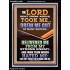 THE LORD DREW ME OUT OF MANY WATERS  New Wall Décor  GWAMEN12346  "25x33"
