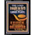 THE LORD BROUGHT ME FORTH INTO A LARGE PLACE  Art & Décor Portrait  GWAMEN12347  "25x33"