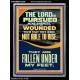 MY ENEMIES ARE FALLEN UNDER MY FEET  Bible Verse for Home Portrait  GWAMEN12350  