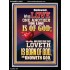 LOVE ONE ANOTHER FOR LOVE IS OF GOD  Righteous Living Christian Picture  GWAMEN12404  "25x33"