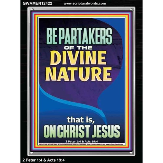 BE PARTAKERS OF THE DIVINE NATURE THAT IS ON CHRIST JESUS  Church Picture  GWAMEN12422  