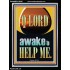 O LORD AWAKE TO HELP ME  Unique Power Bible Portrait  GWAMEN12645  "25x33"