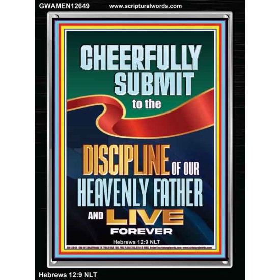 CHEERFULLY SUBMIT TO THE DISCIPLINE OF OUR HEAVENLY FATHER  Church Portrait  GWAMEN12649  