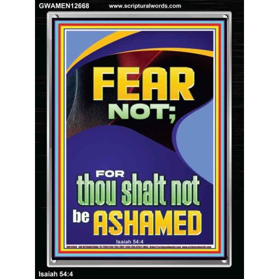 FEAR NOT FOR THOU SHALT NOT BE ASHAMED  Children Room  GWAMEN12668  