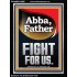 ABBA FATHER FIGHT FOR US  Children Room  GWAMEN12686  "25x33"