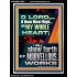 WITH MY WHOLE HEART I WILL SHEW FORTH ALL THY MARVELLOUS WORKS  Bible Verses Art Prints  GWAMEN12997  "25x33"