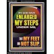 MY GOD HAVE ENLARGED MY STEPS UNDER ME THAT MY FEET DID NOT SLIP  Bible Verse Art Prints  GWAMEN12998  