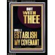 WITH THEE WILL I ESTABLISH MY COVENANT  Scriptures Wall Art  GWAMEN13001  