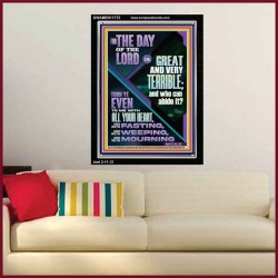 THE GREAT DAY OF THE LORD  Sciptural Décor  GWAMEN11772  "25x33"