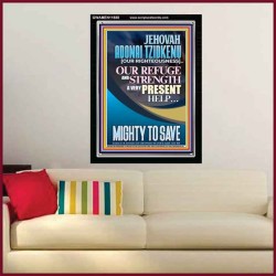 JEHOVAH ADONAI TZIDKENU OUR RIGHTEOUSNESS MIGHTY TO SAVE  Children Room  GWAMEN11888  "25x33"