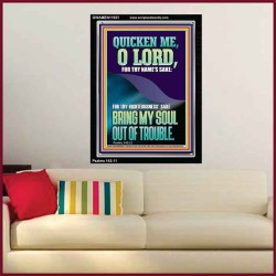 QUICKEN ME O LORD FOR THY NAME'S SAKE  Eternal Power Portrait  GWAMEN11931  "25x33"