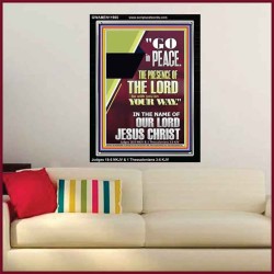 GO IN PEACE THE PRESENCE OF THE LORD BE WITH YOU  Ultimate Power Portrait  GWAMEN11965  "25x33"