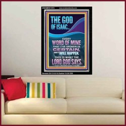 EVERY WORD OF MINE IS CERTAIN SAITH THE LORD  Scriptural Wall Art  GWAMEN11973  "25x33"